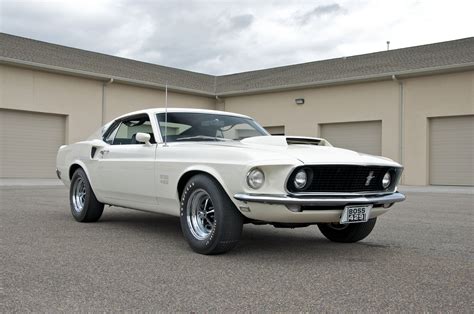 X White Car Car Fastback Muscle Car Ford Mustang Boss