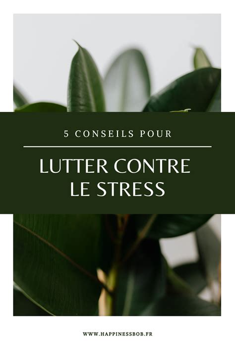 5 Conseils Pour Lutter Contre Le Stress Artofit