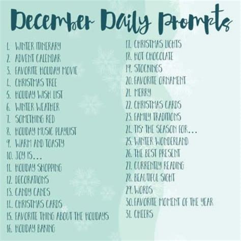 December Daily Prompts - Love Paper Crafts