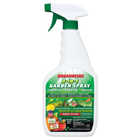 Organocide 100 004 Insect Disease And Mite Control 3 In 1 Garden Spray