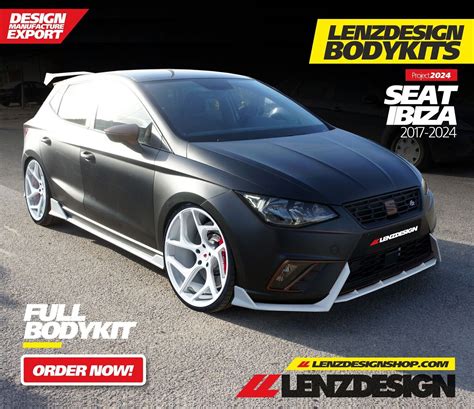 Seat Ibiza 6f Lenzdesign Bodykit 5pc Front Spoiler Side Skirts Rear