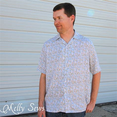 Men S Shirt Pattern And Tutorial Melly Sews