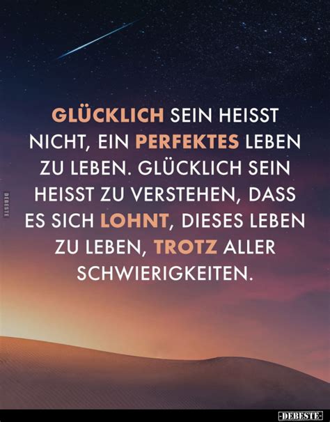 Gl Cklich Sein Heisst Nicht Ein Perfektes Leben Zu Leben Gl Cklich