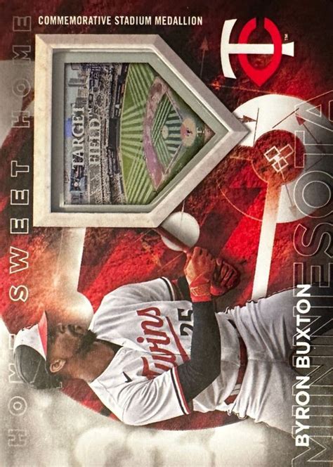 Byron Buxton Topps Hsh Bbx Home Sweet Home Stadium Medallion