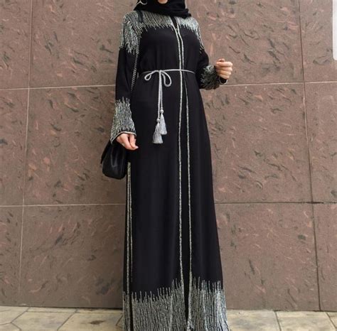 Latest Dubai Style Black Abayas Zahrah Rose Abaya Designs Abayas