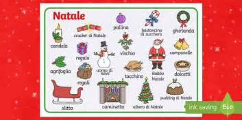 Natale Vocabolario Illustrato Teacher Made Twinkl