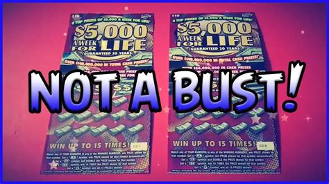 10 Ticket Thursdays 2 10 5000 Week For Life Florida Lottery