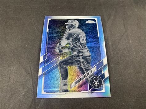 2021 TOPPS CHROME CHRISTIAN YELICH NEGATIVE REFRACTOR 18 EBay