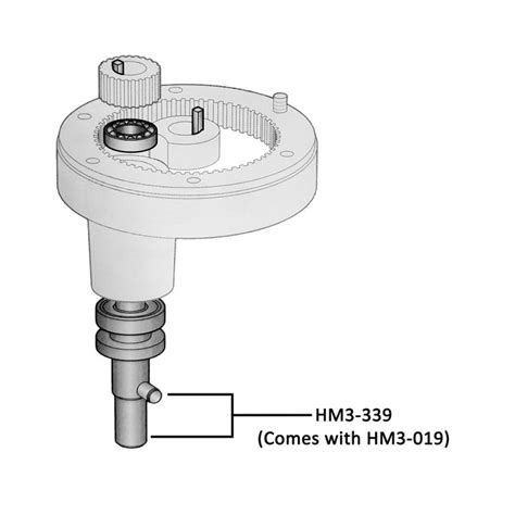 Hobart 70339 Planetary Agitator Shaft Assembly For D300 Mixer Alfa