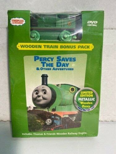 Thomas Tank Wooden Metallic Percy Train Percy Saves The Day Dvd Ebay