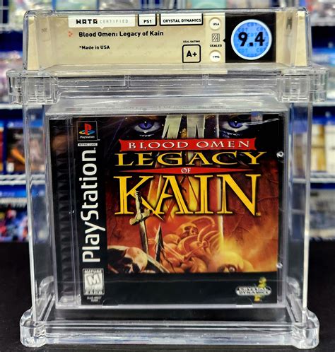 PS1 Blood Omen Legacy Of Kain SEALED WATA GRADED 9.4 A+ - Movie Galore