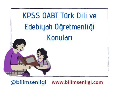 Kpss T Rk Dili Ve Edebiyat Retmenli I Konular B L M Enl