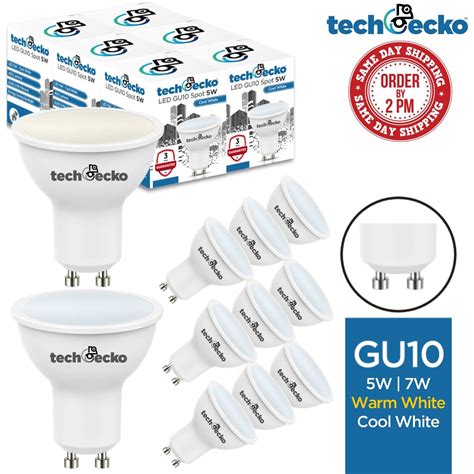 Gu Led Bulbs W W Cool Warm White K K