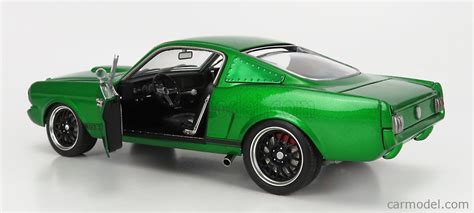 Acme Models A1801845 Scale 118 Ford Usa Mustang Shelby Gt 350r Coupe 1965 Green