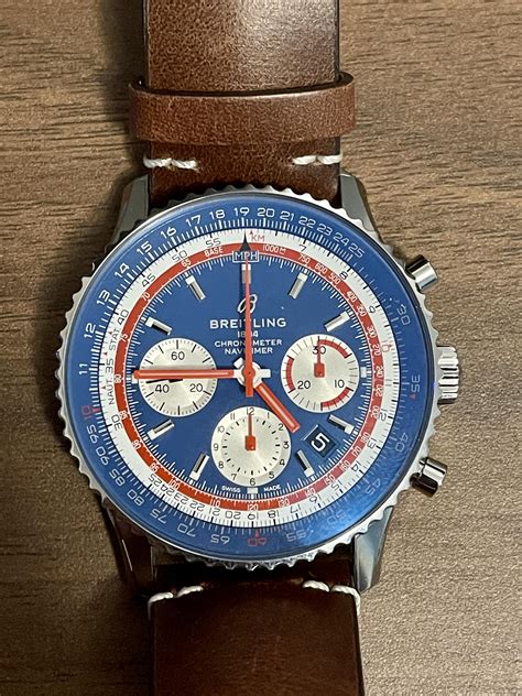 WTS Breitling Navitimer B01 Chronograph 43 Pan Am Scrolller