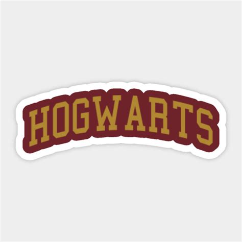 Hogwarts Harry Potter Sticker Teepublic