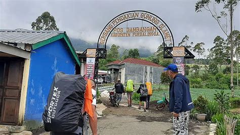 Status Waspada Erupsi Pendakian Gunung Slamet Di Purbalingga Ditutup