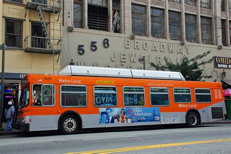 La Metro New Flyer C Lf Bus In Downtown Los Angeles So Cal Metro