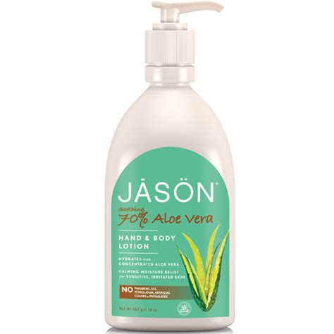 Jason Soothing 70 Aloe Vera Hand And Body Lotion 454g Free Shipping Lookfantastic