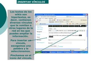 Escribir Insertar Vinculos E Imagenes Ppt