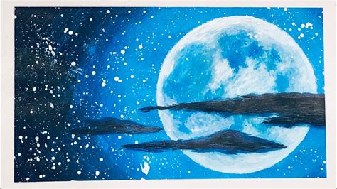 Acrylic Moon Paintings - Top Painting Ideas