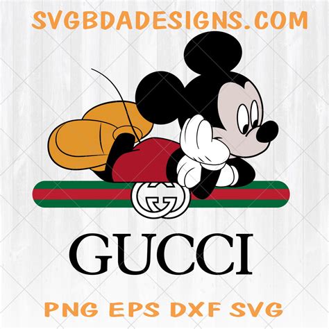 Gucci Disney Svg Inspired Mickey Mouse Gucci Logo Printable Gucci