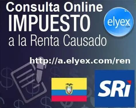 Consulta Impuesto A La Renta Causado Y Salida De Divisas Sri Ecuador