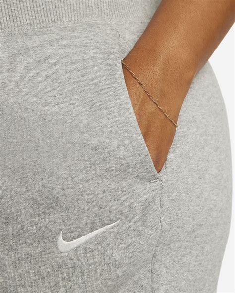 Nike Sportswear Phoenix Fleece Womens High Waisted Wide Leg Tracksuit Bottoms Plus Size Nike Uk