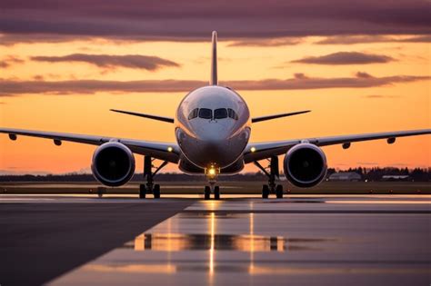 Un gran avión de pasajeros estacionado en la pista del aeropuerto