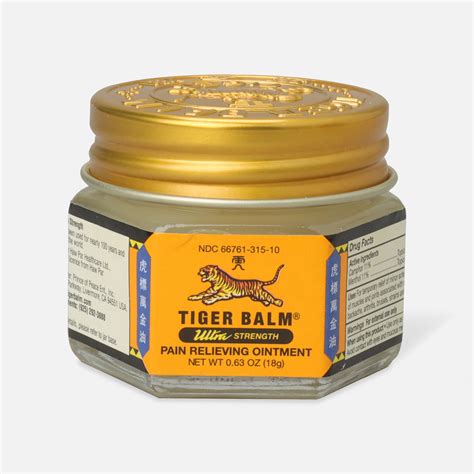 Tiger Balm Ultra Strength Ointment 18g 63 Oz