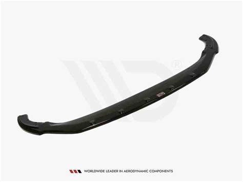 Maxton Front Splitter Skoda Fabia Ii Facelif Model Standard Bumper Gloss Black For Skoda