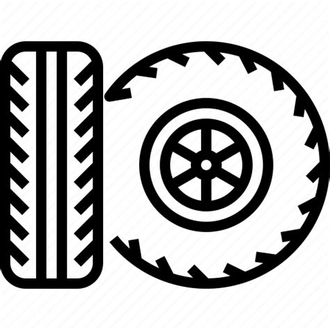 Automobile Car Fix Repair Service Tire Wheel Icon