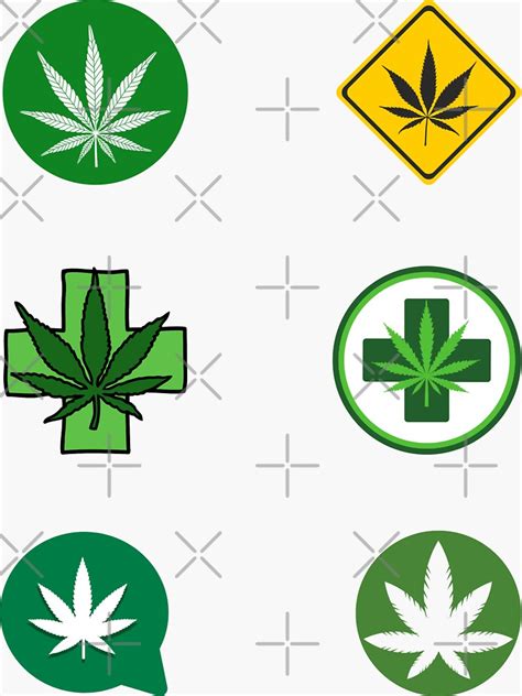 Mahijuana Leaf Sticker For Sale By Thegreenleaf Redbubble