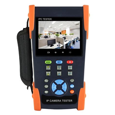 Cctv Tester Pro 3.5'' Touch Screen Onvif 5mp Ahd Test 4k/h.265/h.264 Ip ...
