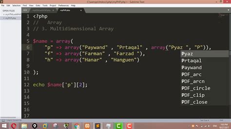 PHP Tutorials For Beginners 52 What Are Multidimensional Arrays In