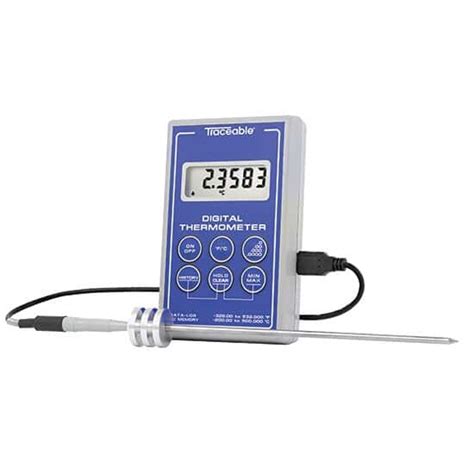 Traceable Single Input Rtd Thermometers With Penetration Probe And