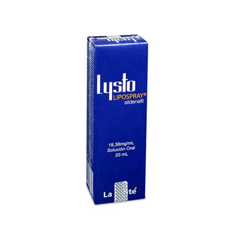 Lysto Spray Sildenafil Fco X 20 Ml Farmavida Droguería Online