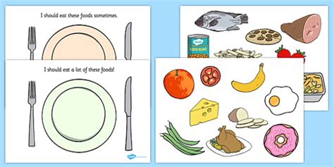 Healthy Eating Sorting Activity Healthy Eating Healthy Eating