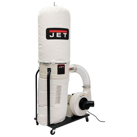 Jet DC-1200VX-BK1 Dust Collector, 2 HP 1PH 230 V, 30-Micron Bag Filter ...