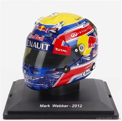 EDICOLA ATF1C026 Scale 1/5 | HELMET F1 CASCO - RED BULL RB8 N 2 SEASON ...