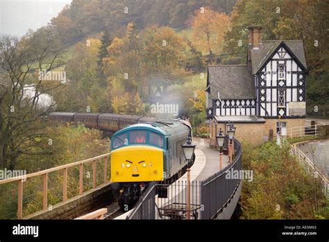 [Llangollen Corwen Railway] steam train Wales Stock Photo - Alamy