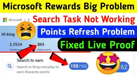 Microsoft Rewards Points Refresh Problem Solved😍microsoft Rewards Search Task Problem Aasif