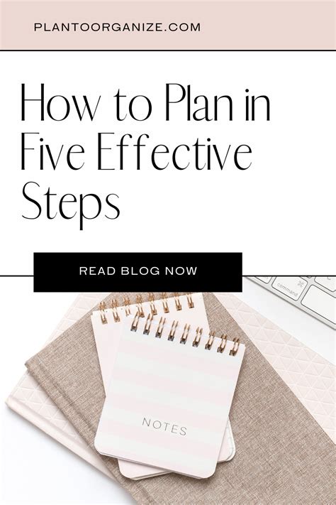 How to Make a Plan that Works • Plan to Organize