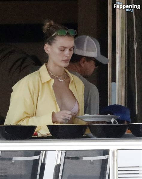 Leonardo DiCaprio Is Seen On A Luxury Mega Yacht With Madison Headrick