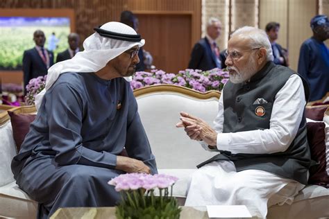 UAE President Indian PM Discuss Comprehensive Strategic Partnership