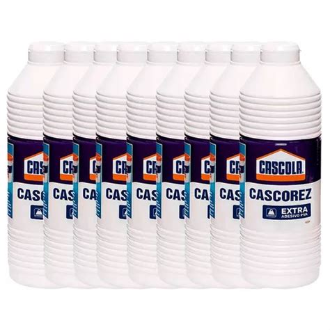 Kit C 9 Cola Branca Pva Cascorez 1 Kg Cascola Extra Cor BrancoCola