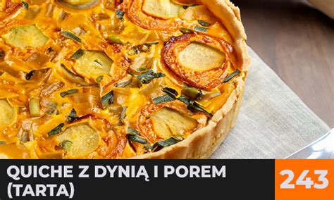 Quiche Z Dyni I Porem Tarta