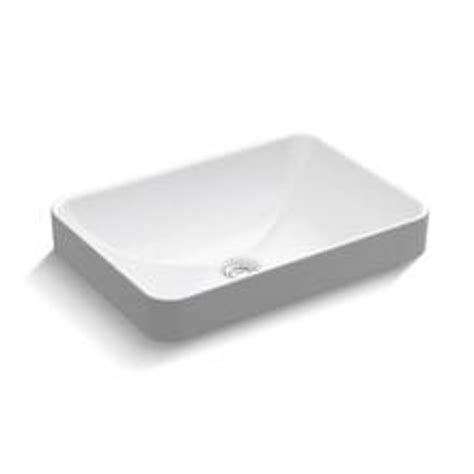 Kohler Vox Rectangle Vessel Above Counter Bathroom Sink K 5373