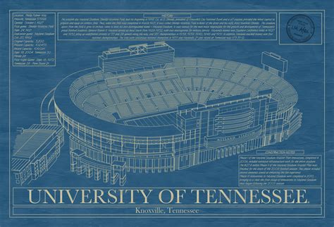 Tennessee - Neyland - Stadium Blueprint Company