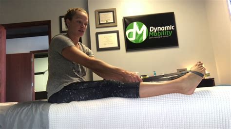 Ankle Mobility With Stretch Band Youtube